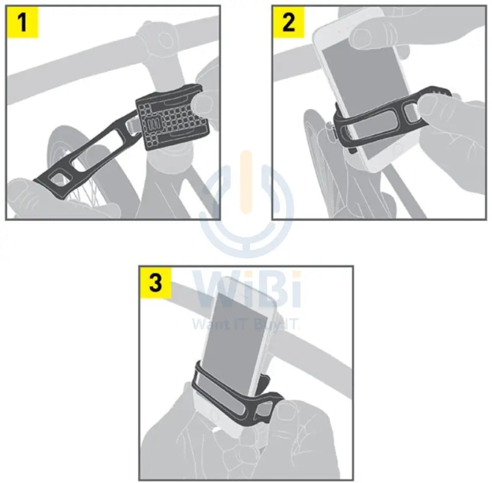 NiteIze HandleBand® Universal Smartphone Bar Bike Mount - Clear Accessories > Mobiles & Tablets > Mobiles > Mobile