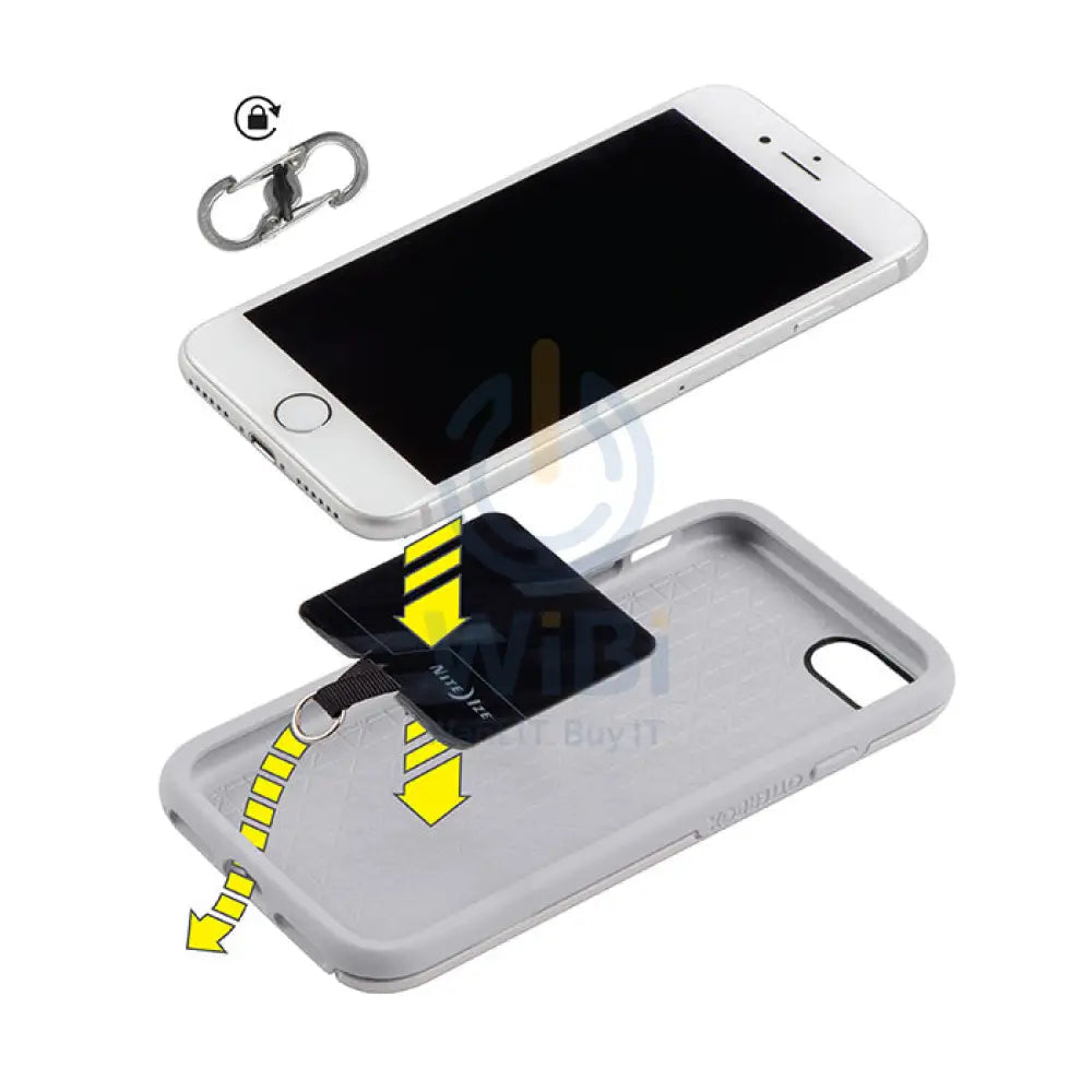 NiteIze Hitch® Phone Anchor + Lanyard - Black - Black Accessories > Other Accessories