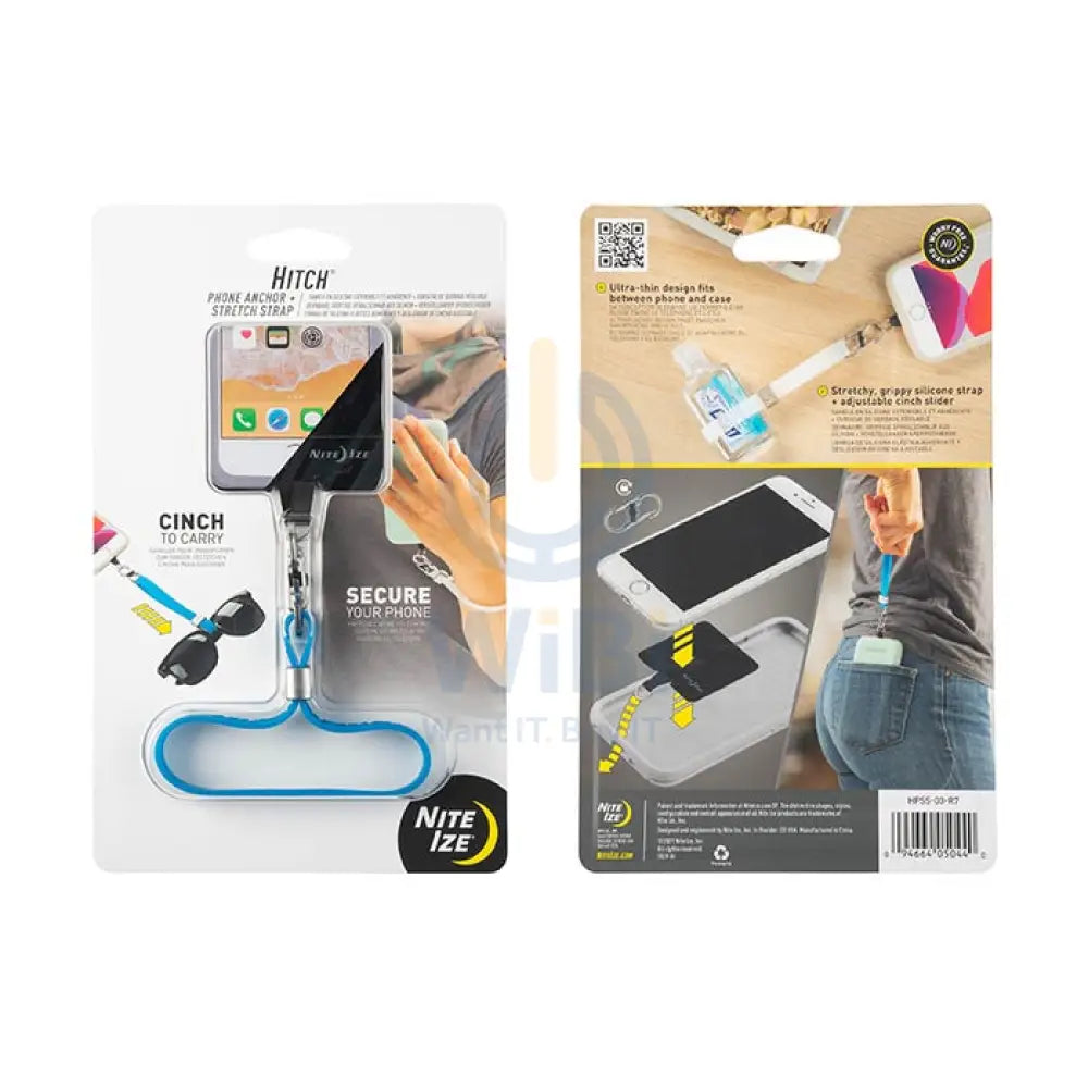 NiteIze Hitch® Phone Anchor + Stretch Strap - Blue Accessories > Other Accessories