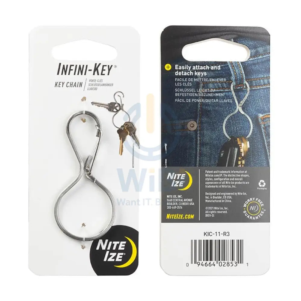 NiteIze Infini-Key® Key Chain - Stainless Accessories > Other Accessories