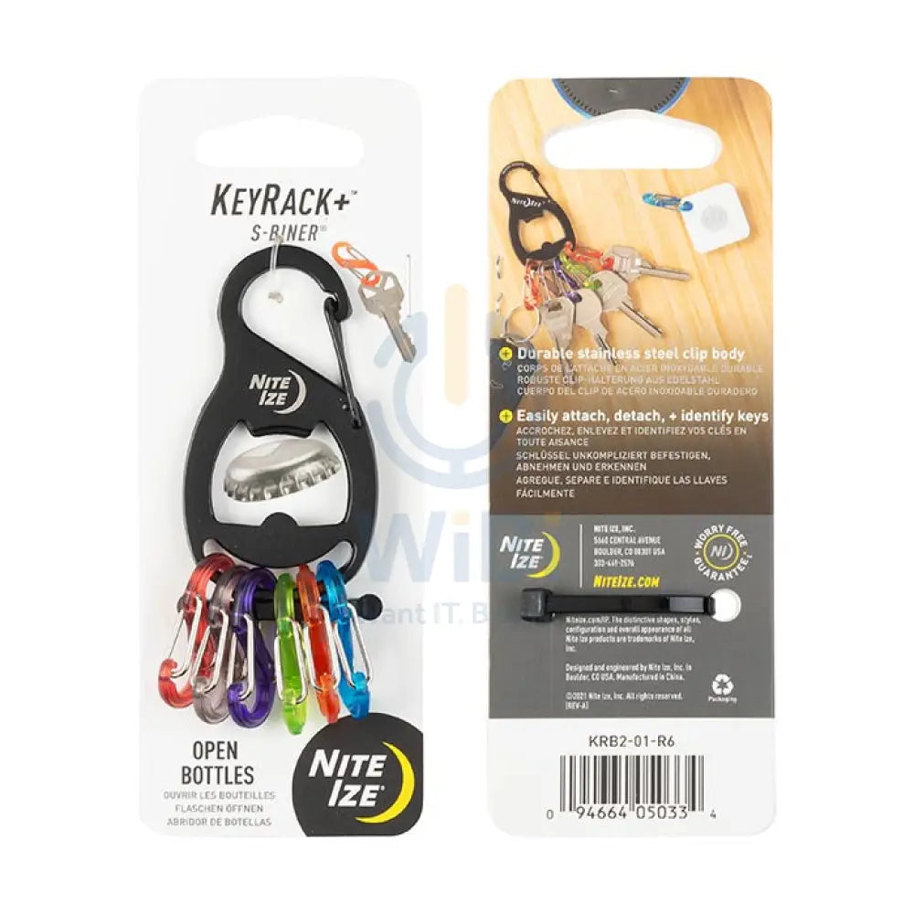 NiteIze KeyRack + ™ S-Biner® - Black Accessories > Other Accessories