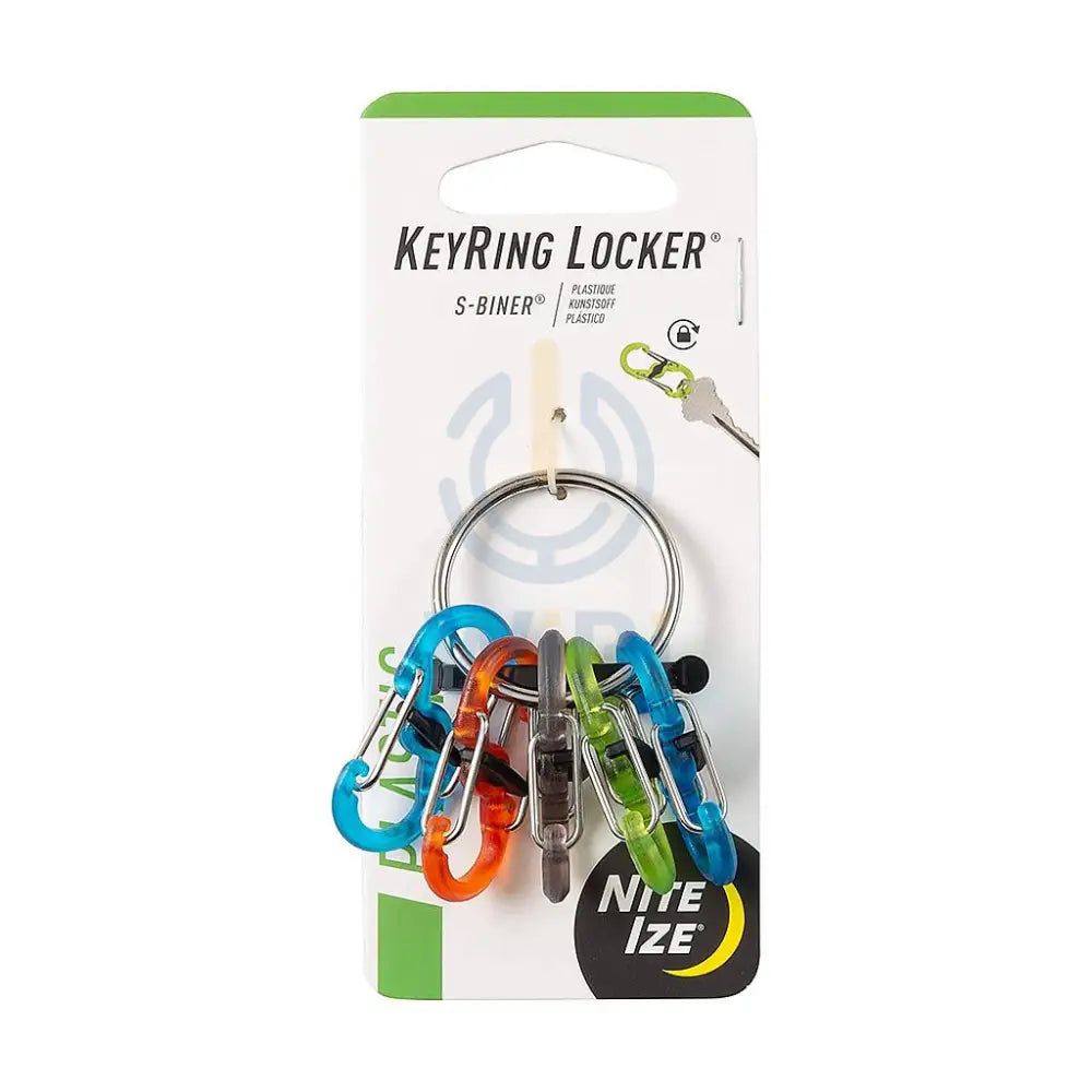NiteIze KeyRing Locker™ S-Biner® Stainless Steel - Spectrum - Spectrum Accessories > Other Accessories