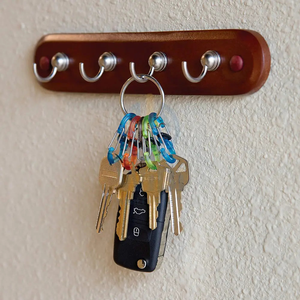 NiteIze KeyRing Locker™ S-Biner® Stainless Steel - Spectrum - Spectrum Accessories > Other Accessories