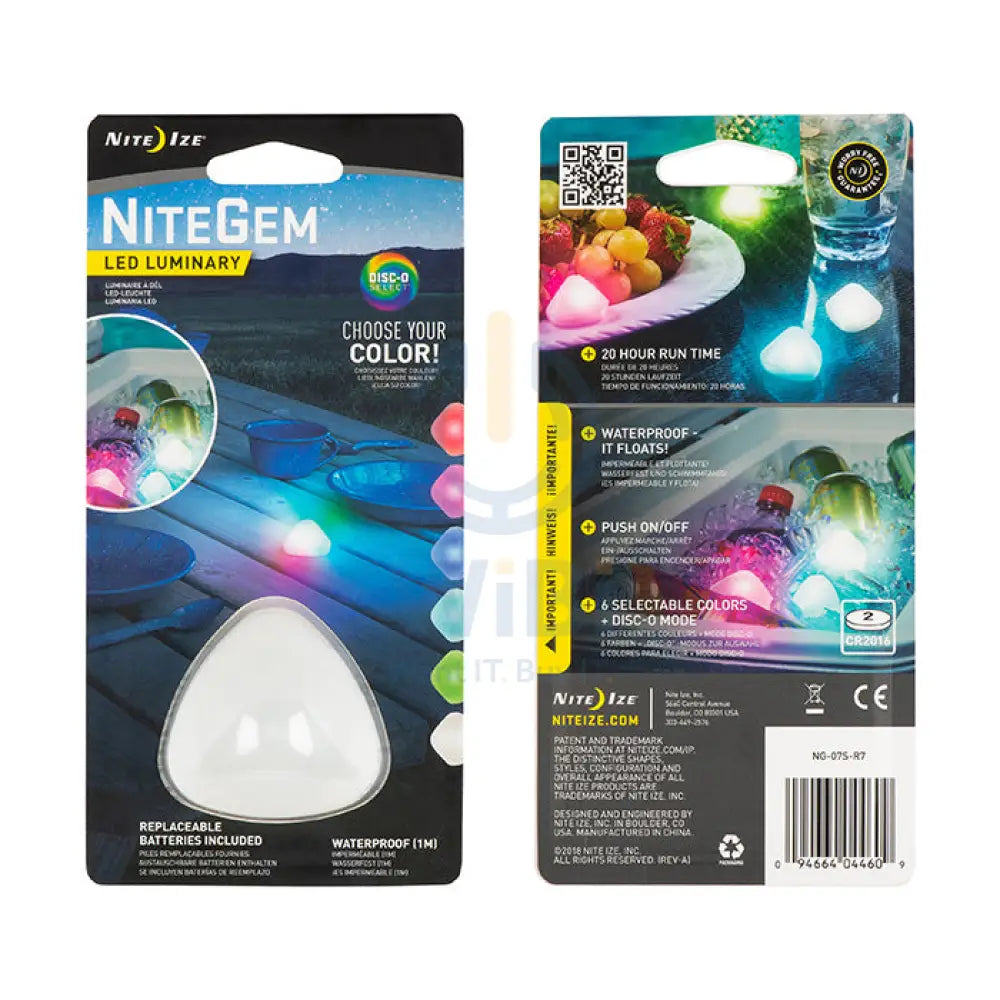 Niteize NiteGem® LED Luminary - Disc-O Select™ Accessories > Smart Devices