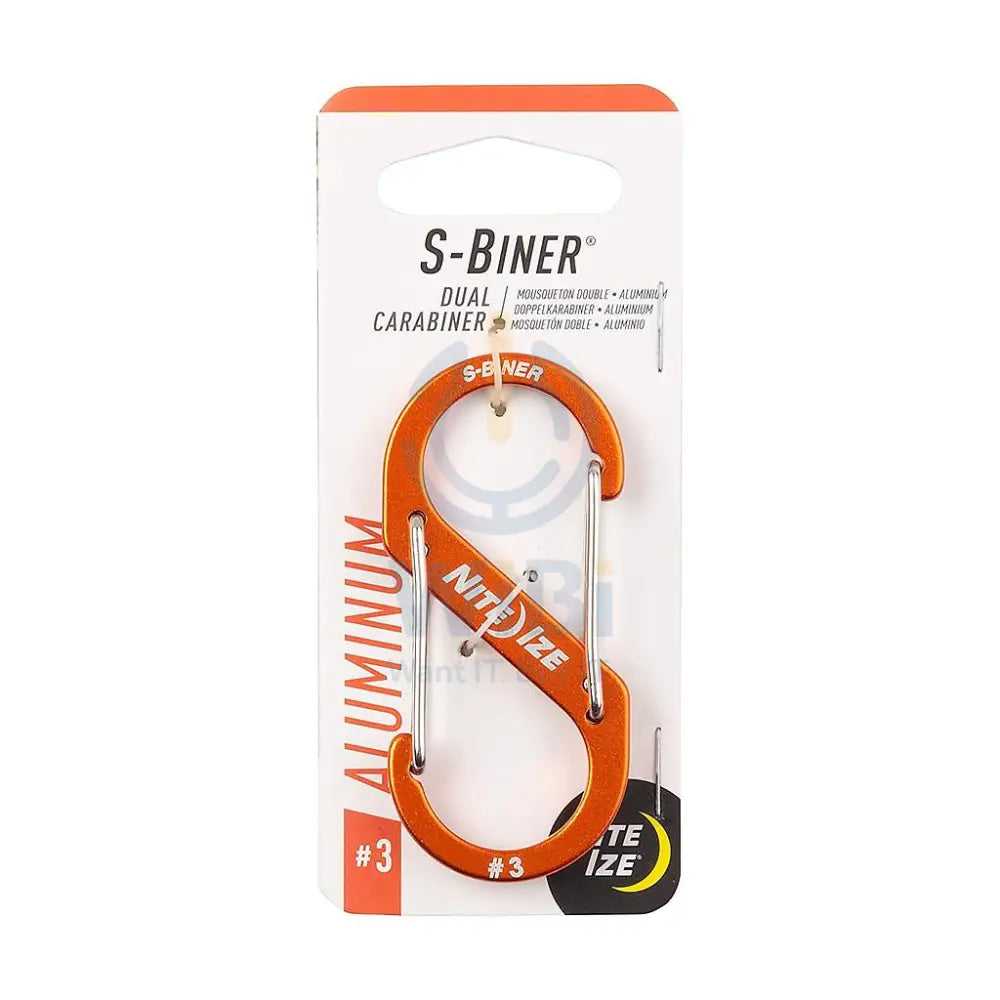 NiteIze S-Biner CarabinerAL#3 - Orange Accessories > Other Accessories