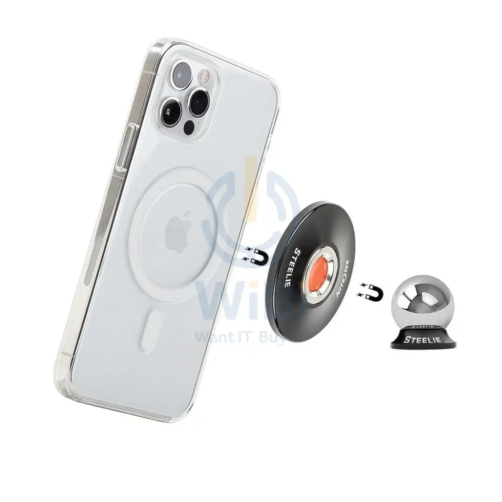 NiteIze Steelie® Orbiter® Plus Dash Kit for Magsafe Accessories > Mobiles & Tablets