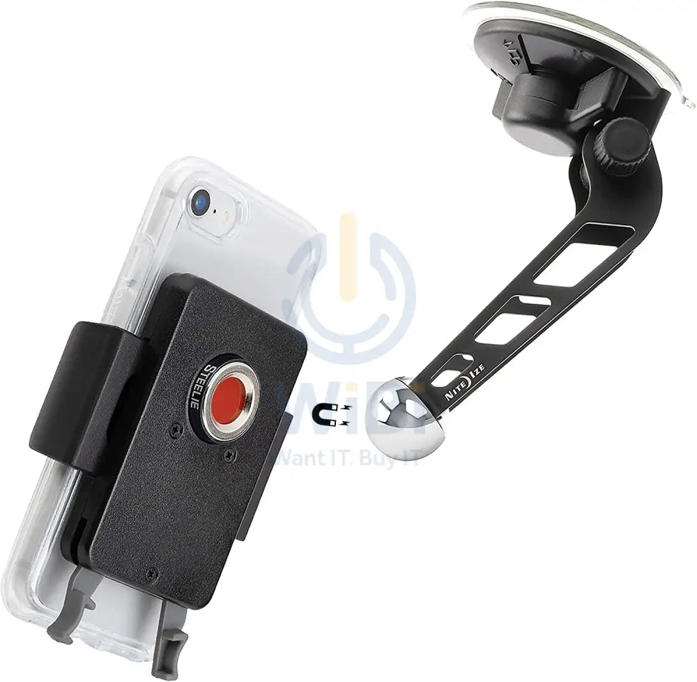 NiteIze Steelie® Squeeze™ Windshield Kit Accessories > Mobiles & Tablets > Mobiles > Mobile Holder / Stands