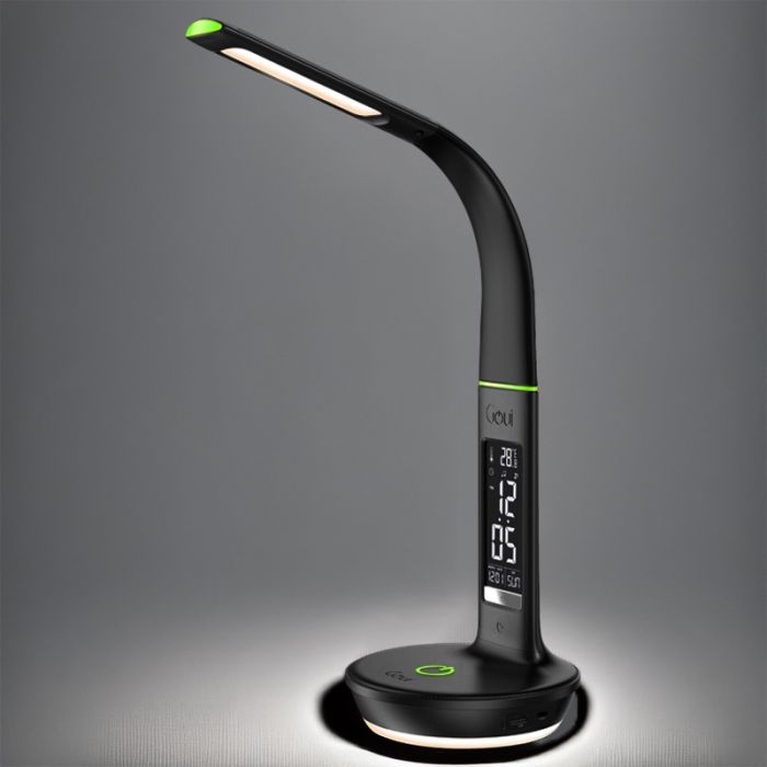 GOUI Nuru Ultra Wireless Table Lamp with Speaker - Black