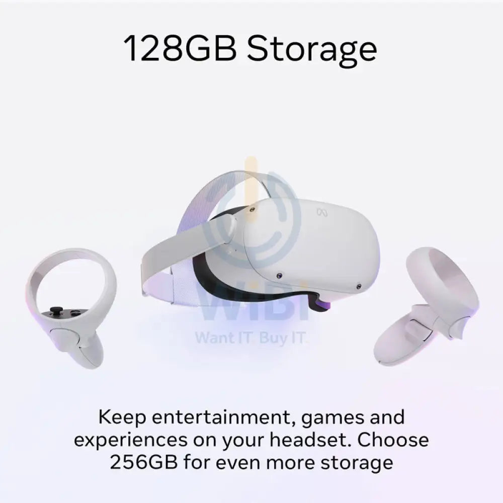 Oculus Meta Quest 2 Advanced All-in-One VR Headset - Snapdragon XR2 / Octa-Core / 6GB RAM / 128GB Storage / Wi-Fi