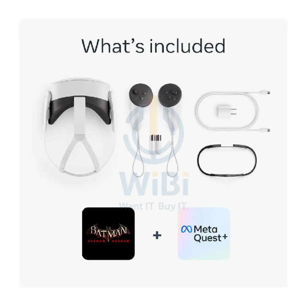Oculus Meta Quest 3s (Batman Edition) Advanced All-in-One VR Headset - Snapdragon XR2 Gen 2 / Octa-Core / 8GB RAM