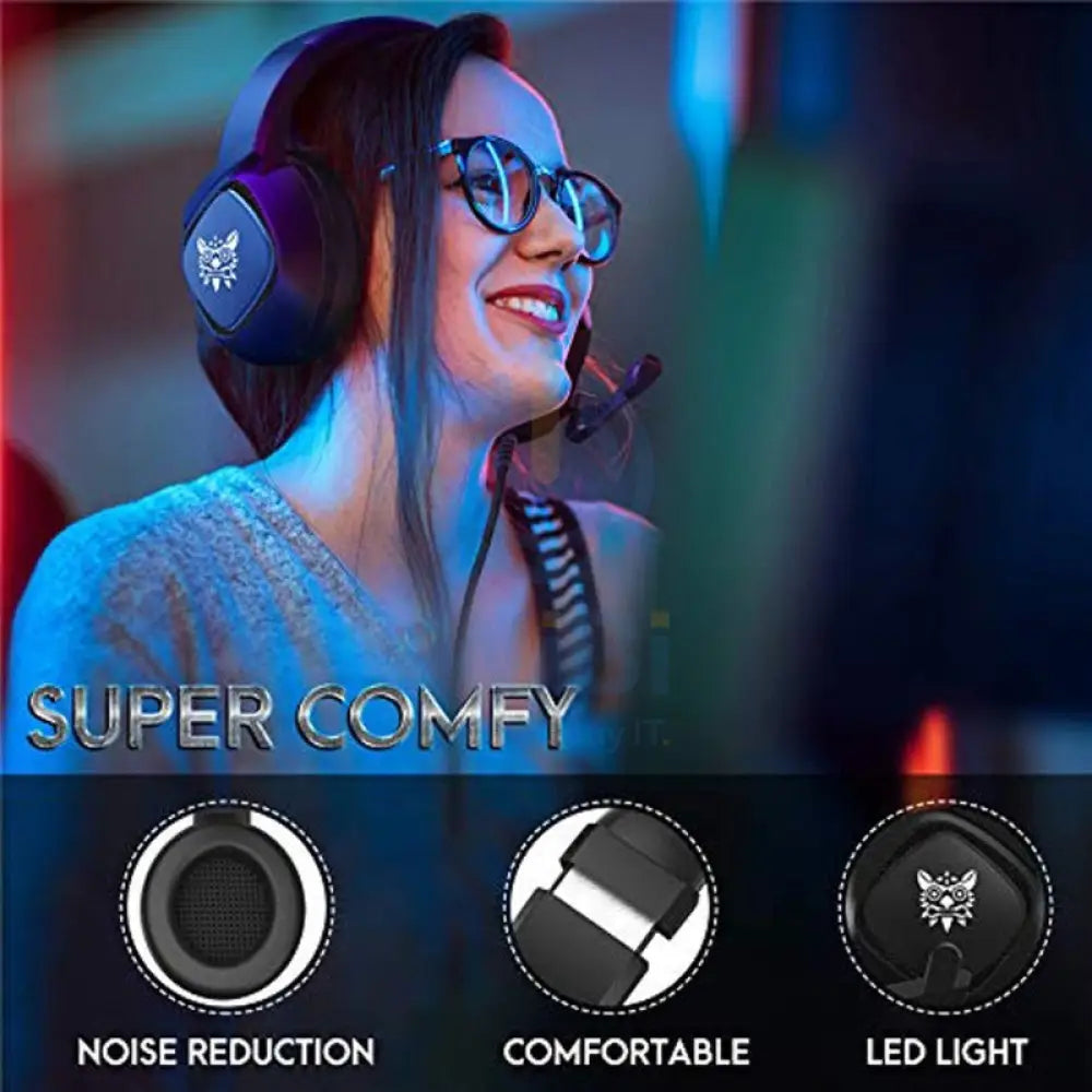ONIKUMA K19 BLACK GAMING HEADSET Accessories > Audio > Headphones > Gaming Zone