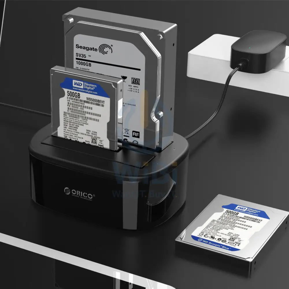 ORICO 2.5 / 3.5 inch 2 Bay USB3.0 1 to 1 Clone Hard Drive Dock Accessories > Other Laptop Accessories