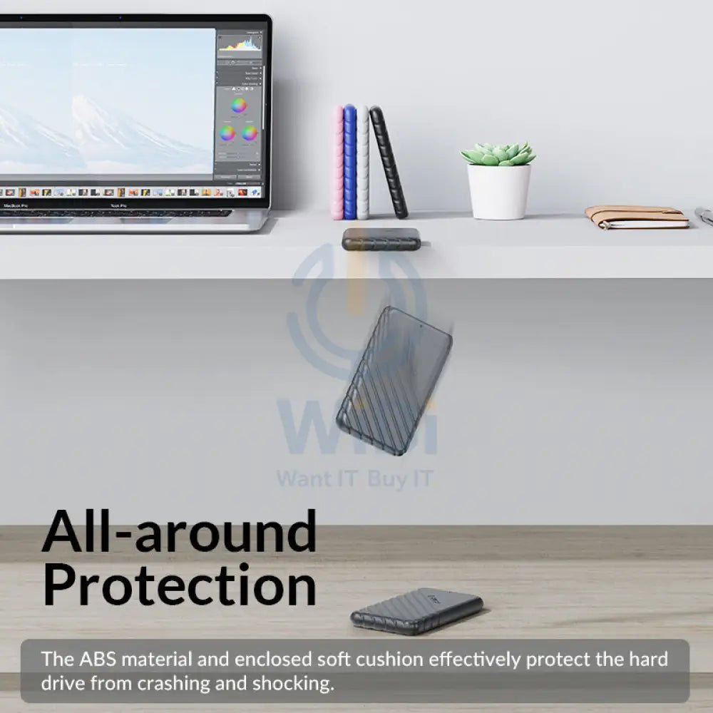 ORICO 2.5-Inch Hard Drive Enclosure - USB 3.0 / 2.5-Inch / Black - Hard Drive Case Accessories > Storage > USB HDD