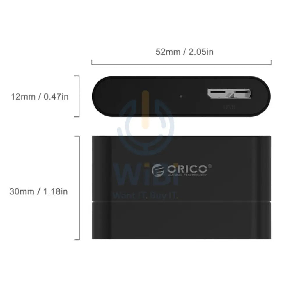 ORICO 20UTS USB 3.0 to SATA Hard Drive Adapter 2.5 inch HDD SSD Supported Accessories > Other Laptop Accessories