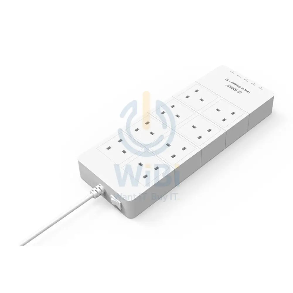 ORICO 8 AC Outlet Surge Protector with 5 USB Charging Port - White Accessories > Power > Power Protection > Surge