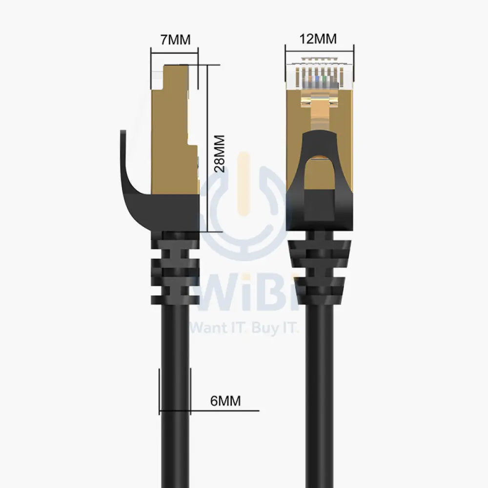 ORICO CAT7 10000Mbps Ethernet Cable (PUG-C7) - 2 Meter / Black Accessories > Cables & Converters > Cables