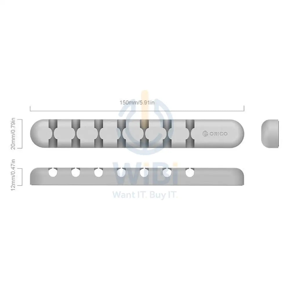 ORICO Desktop Cable Fixer 7 Way - White Accessories > Smart Devices