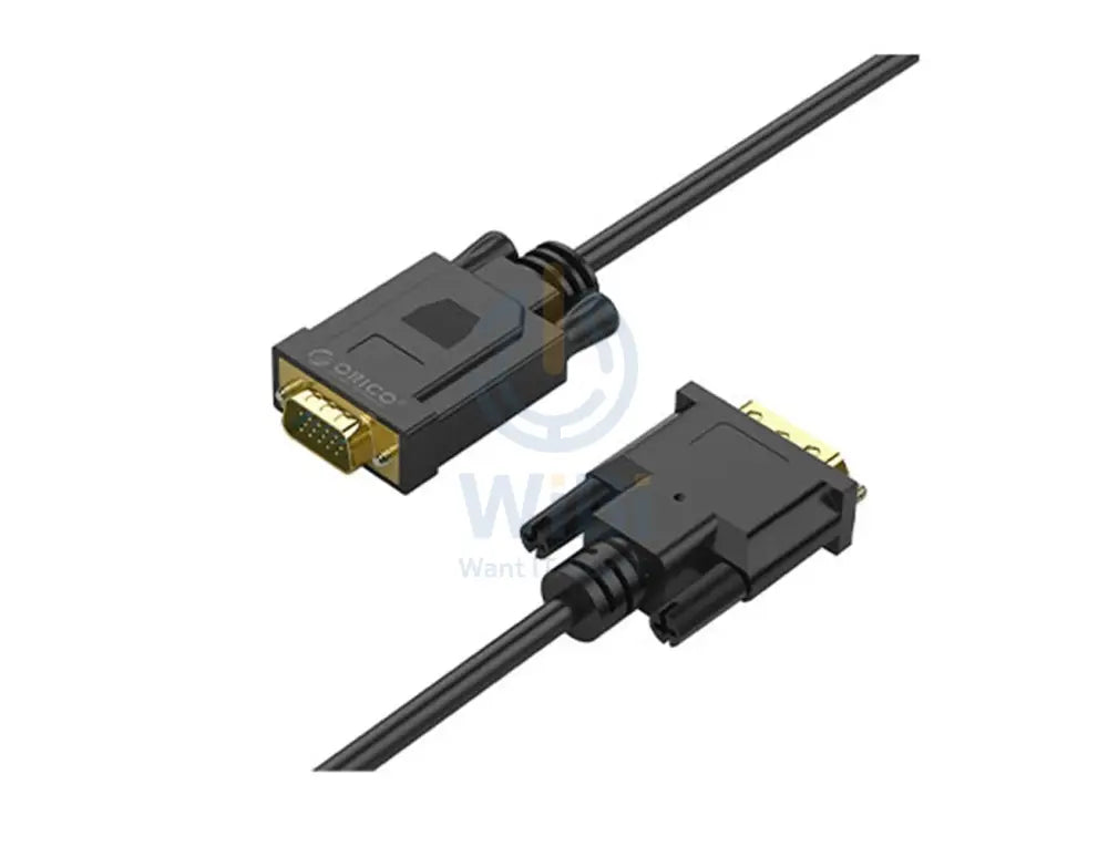 ORICO DVI To VGA Cable - 5 meter / Black Accessories > Cables & Converters > Cables