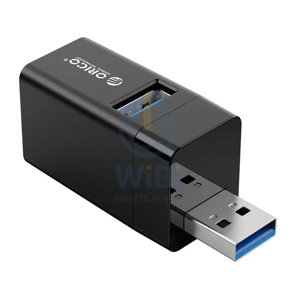 ORICO Mini 3-in-1 USB Hub - Black Accessories > USB Hub