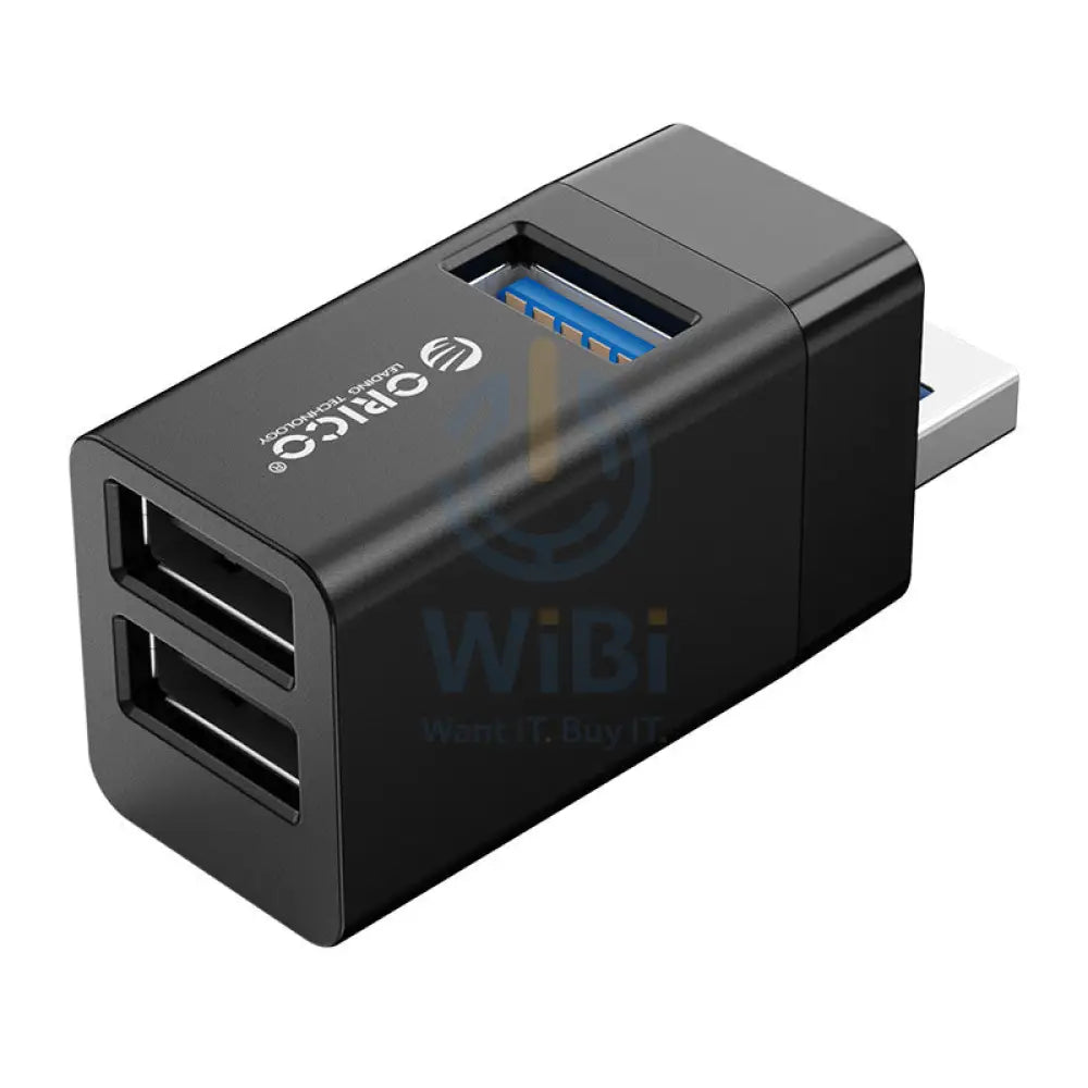 ORICO Mini 3-in-1 USB Hub - Black Accessories > USB Hub