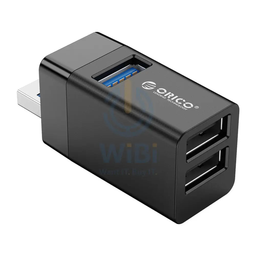 ORICO Mini 3-in-1 USB Hub - Black Accessories > USB Hub