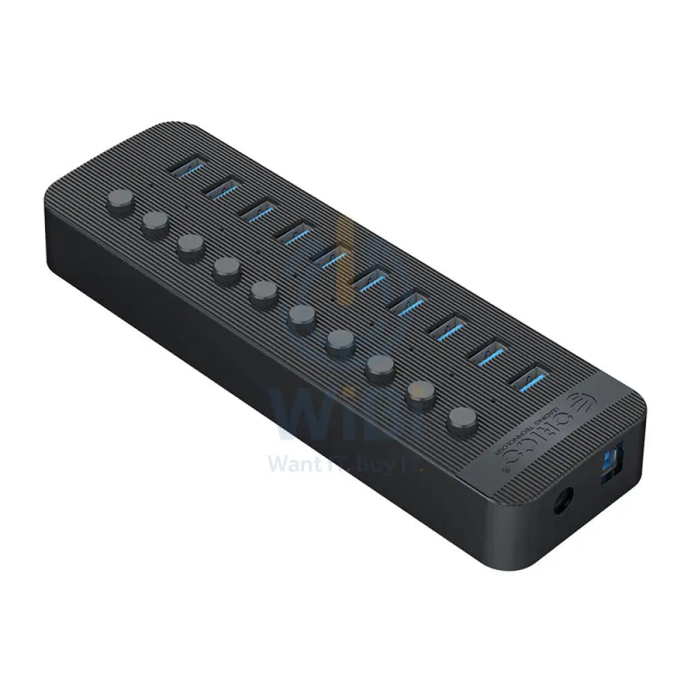 ORICO Multi-Port Hub With Individual Switches - 10-Ports / Black Accessories > USB Hub