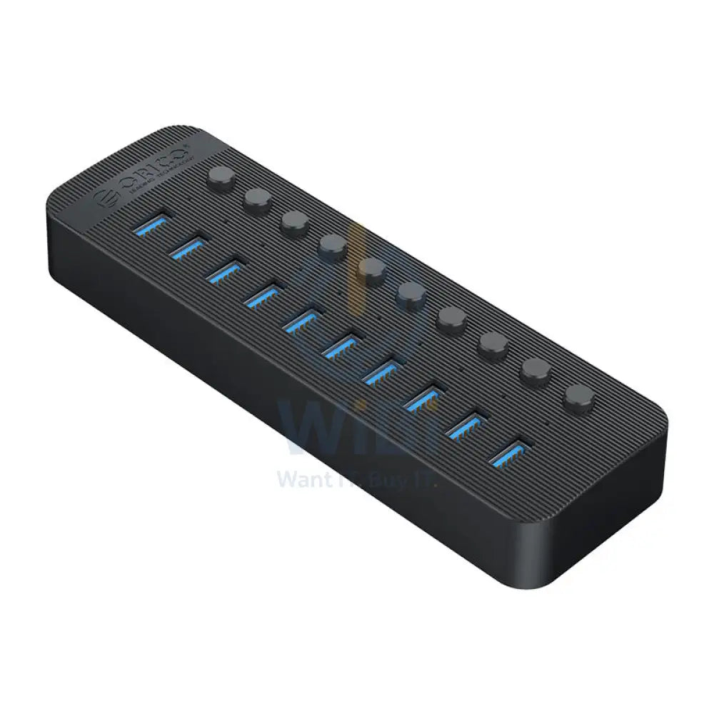 ORICO Multi-Port Hub With Individual Switches - 10-Ports / Black Accessories > USB Hub
