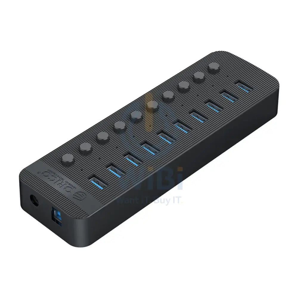 ORICO Multi-Port Hub With Individual Switches - 10-Ports / Black Accessories > USB Hub