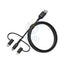 OtterBox 3-in-1 Cable - Micro USB / Lightning / USB-C / Black