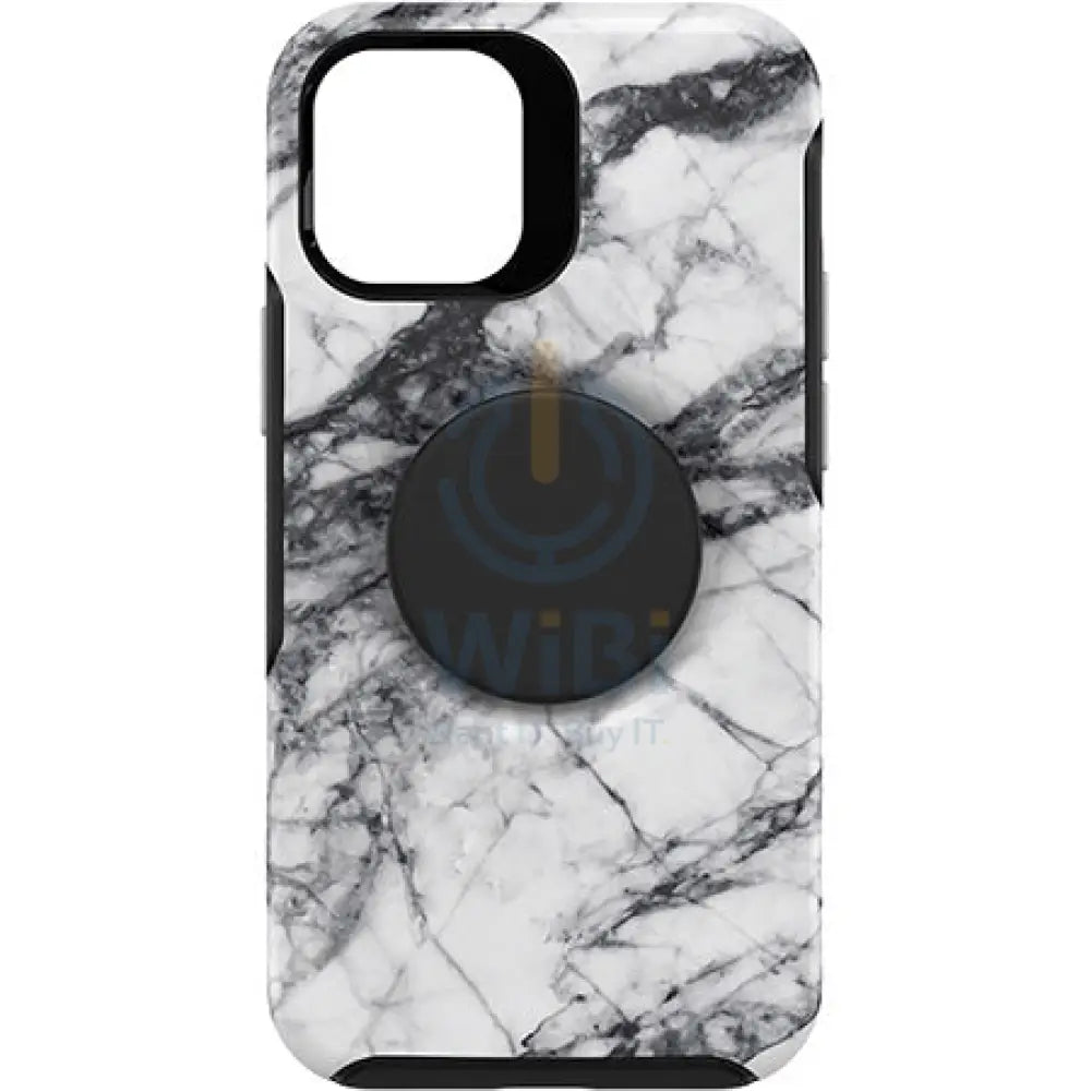 Otterbox iPhone 12 mini Otter + Pop Symmetry Case Special Edition - White Marble Accessories > Mobiles & Tablets