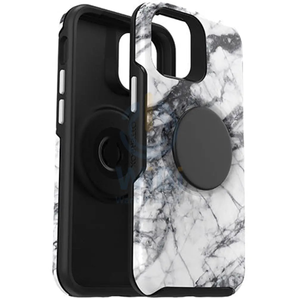 Otterbox iPhone 12 mini Otter + Pop Symmetry Case Special Edition - White Marble Accessories > Mobiles & Tablets