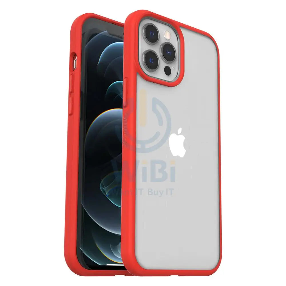 OtterBox iPhone 12 Pro Max React Case - Power Red - Clear/Red Accessories > Mobiles & Tablets > Mobiles > Screen