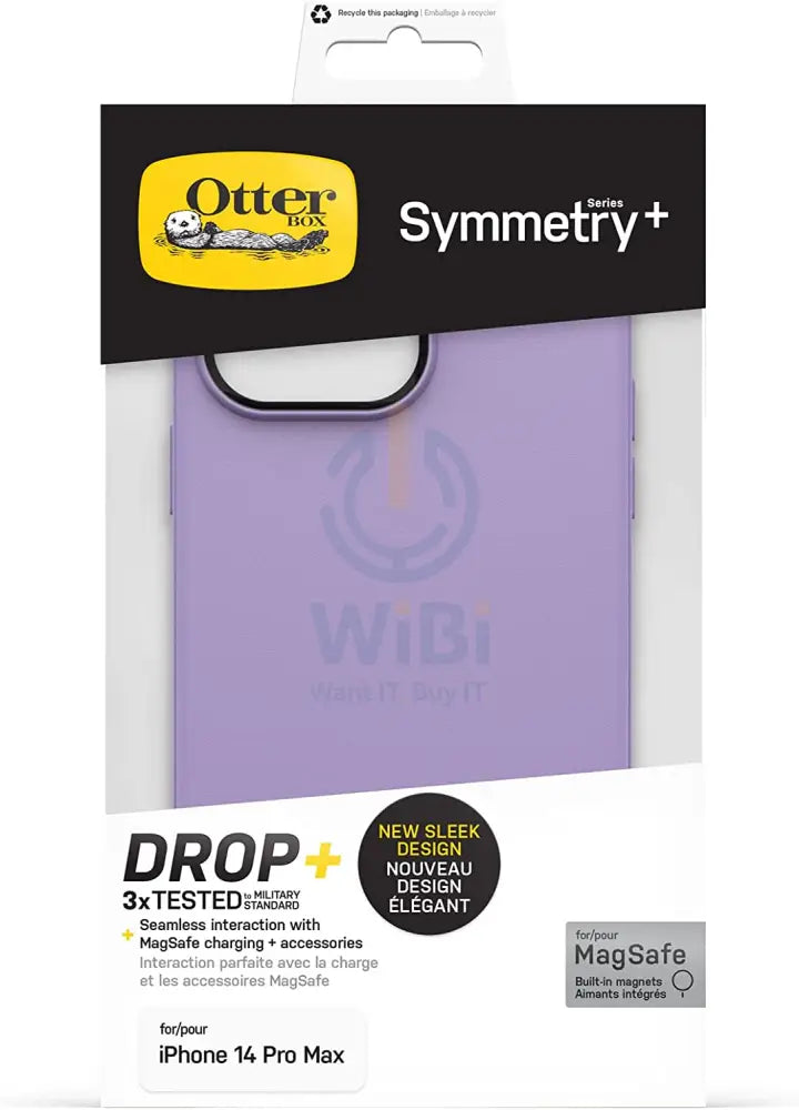 OtterBox iPhone 14 Pro Max Symmetry Plus MagSafe Case - Purple Accessories > Mobiles & Tablets