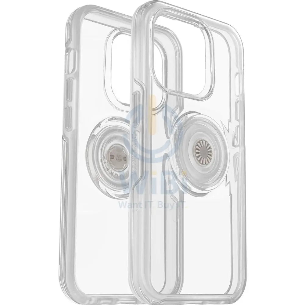 OtterBox iPhone 14 Pro Otter + Pop Symmetry Clear Case - Clear Accessories > Mobiles & Tablets