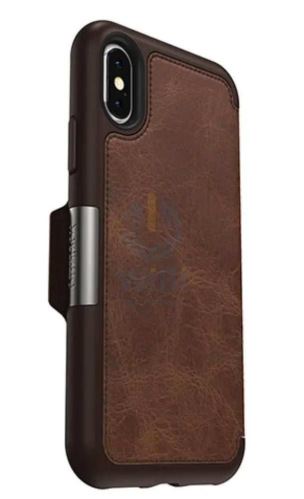 OtterBox iPhone X Strada Folio Case - Espresso Brown Accessories > Mobiles & Tablets