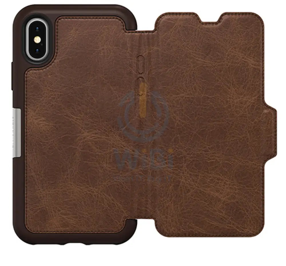 OtterBox iPhone X Strada Folio Case - Espresso Brown Accessories > Mobiles & Tablets