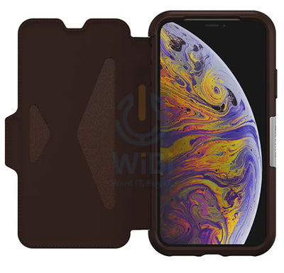 OtterBox iPhone XS Strada Folio Case - Espresso Brown Accessories > Mobiles & Tablets