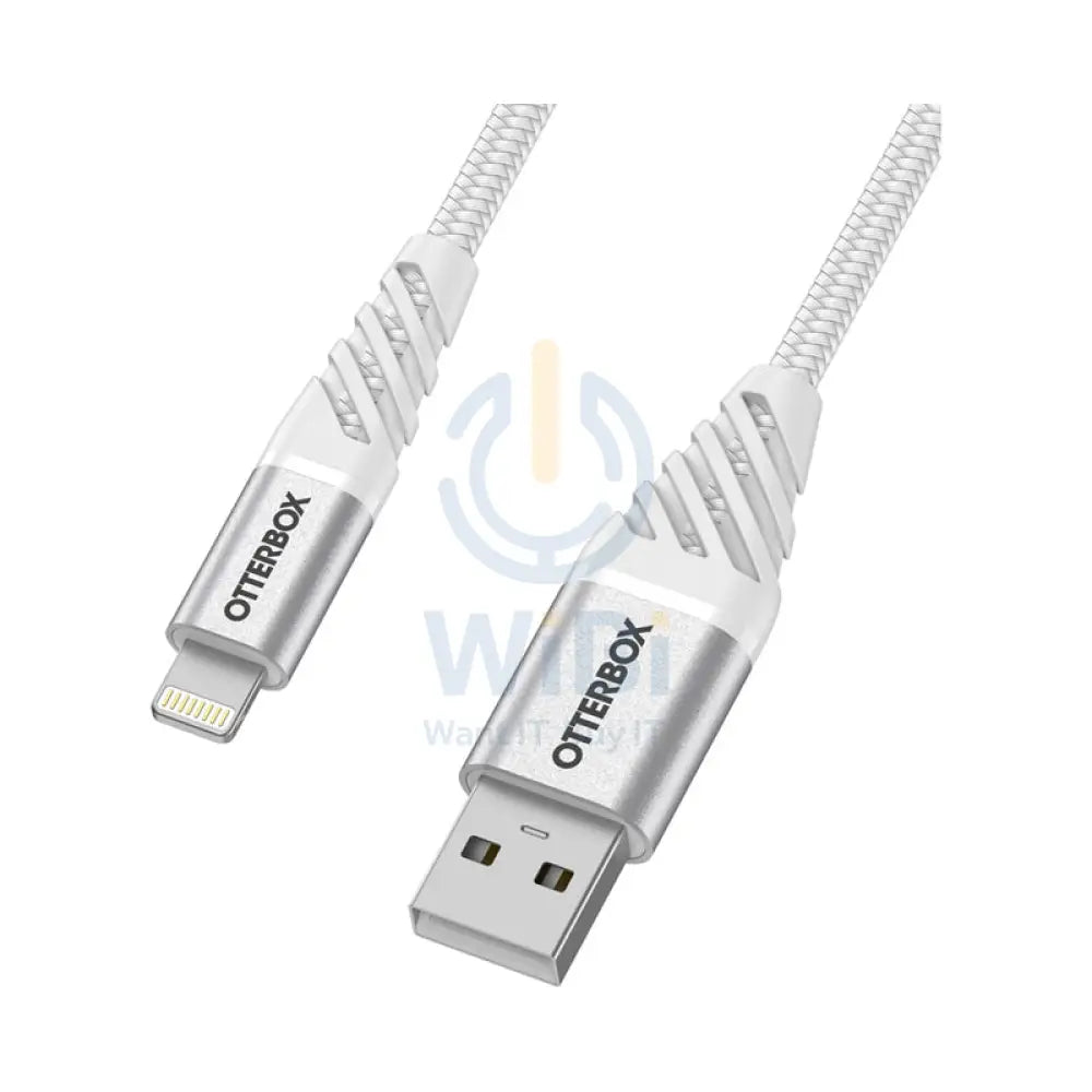 OtterBox Lightning To USB-A Premium Cable - Lightning / USB-A / 2 Meters / White