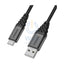 OtterBox Premium USB-C To USB-A Cable - USB-C / USB-A / 3 Meters / Black
