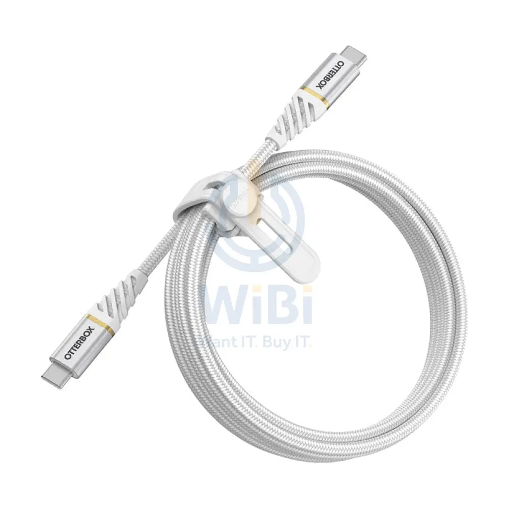 OtterBox Premium USB-C To USB-C Fast Charge Cable - USB-C / USB-C / 3 Meters / White