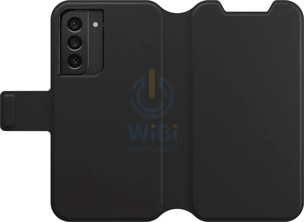 OtterBox Samsung Galaxy S22 Plus Strada Via Case - Night Black Accessories > Mobiles & Tablets > Mobiles > Screen
