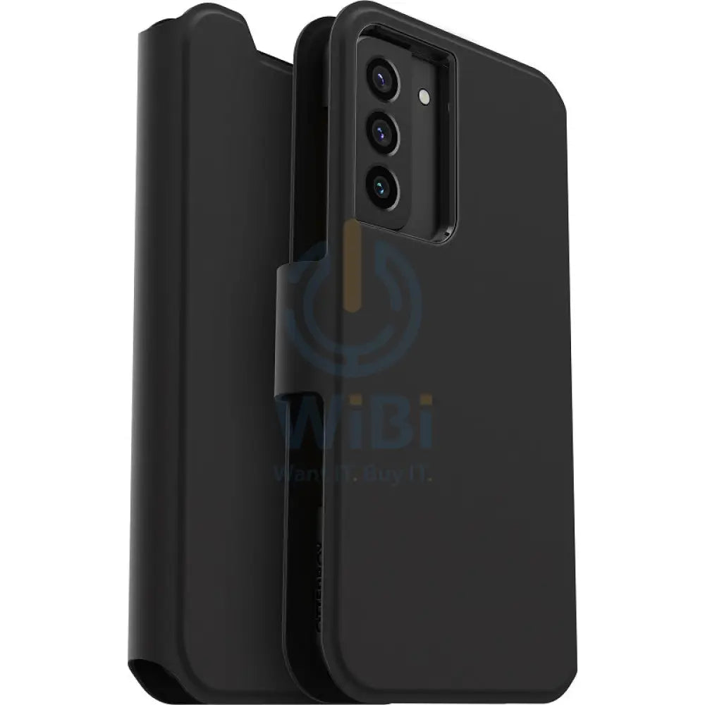 OtterBox Samsung Galaxy S22 Plus Strada Via Case - Night Black Accessories > Mobiles & Tablets > Mobiles > Screen