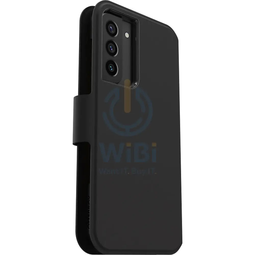 OtterBox Samsung Galaxy S22 Plus Strada Via Case - Night Black Accessories > Mobiles & Tablets > Mobiles > Screen