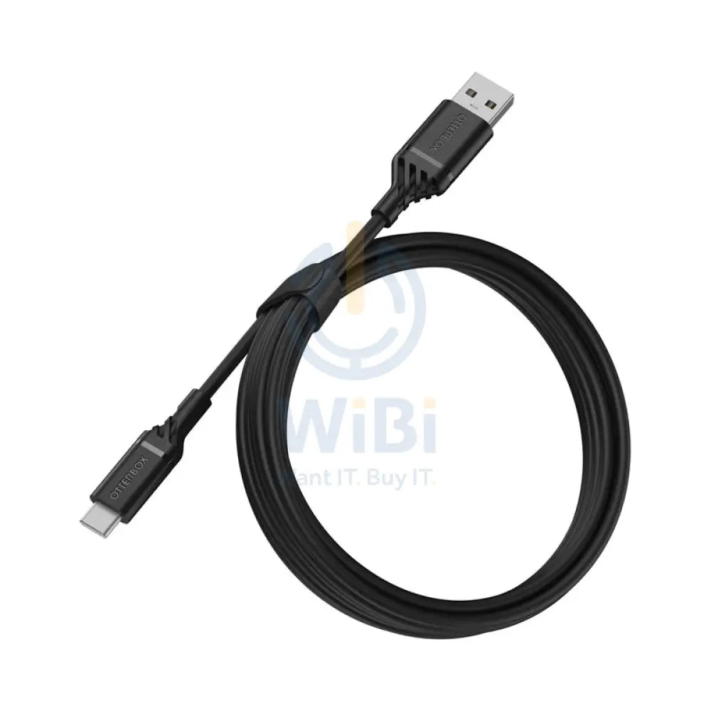 OtterBox Standard USB-A To USB-C Cable - USB-A / USB-C / 2 Meters / Black