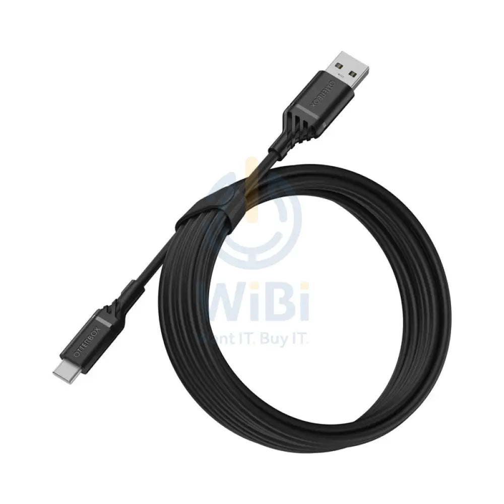 OtterBox Standard USB-A To USB-C Cable - USB-A / USB-C / 3 Meters / Black