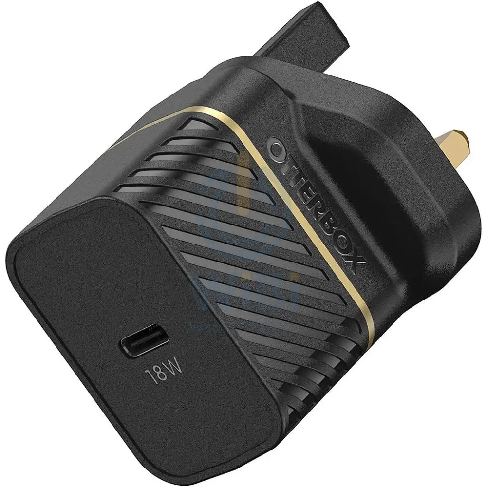 OtterBox UK Wall Charger Bundle USB C 18W USB-PD + Cable USB C-C 1M - Black Accessories > Power Adapters