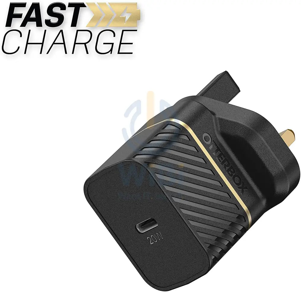 Otterbox Uk Wall Charger - USB-C / 20W / Black Accessories > Power Adapters