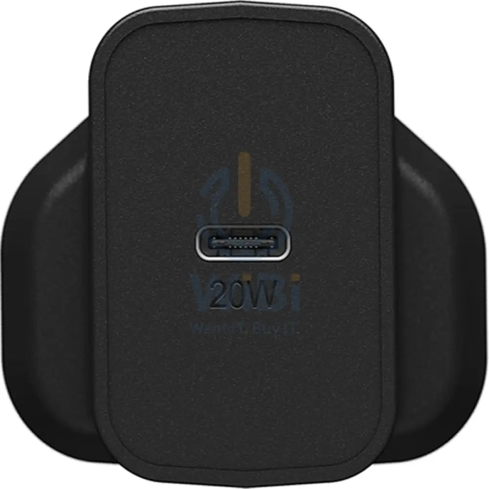 Otterbox UK Wall Charger With Cable - 20W / USB-C to USB-C / 1 Meter / Black Accessories > Power Adapters