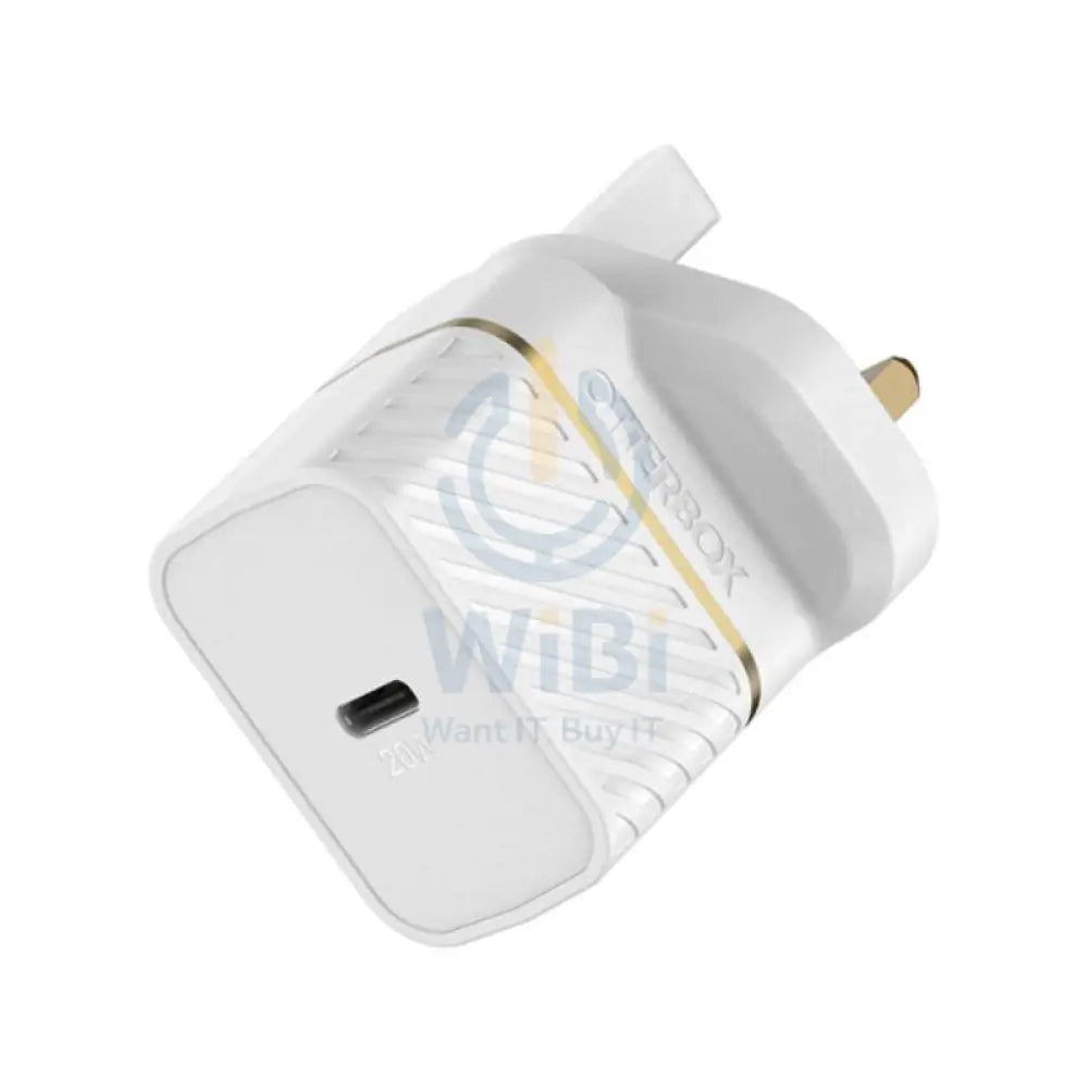 Otterbox UK Wall Charger With Cable - 20W / USB-C to Lightning / 1 Meter / White Accessories > Power Adapters