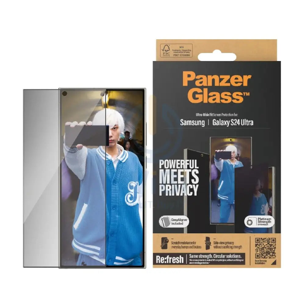 PanzerGlass Screen Protector - Samsung Galaxy S24 Ultra / Privacy Accessories > Mobiles & Tablets > Mobiles > Screen